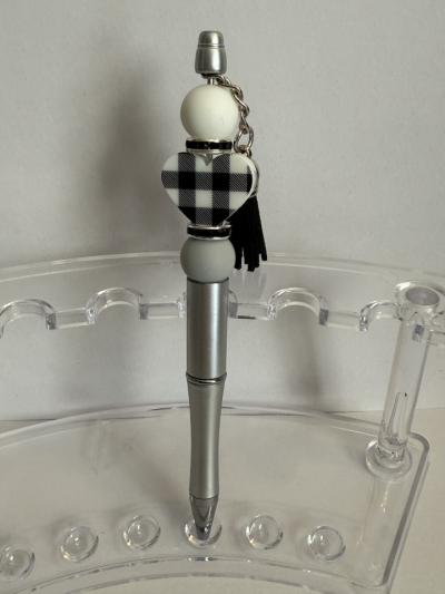 Ink Pen - Silver Tassel