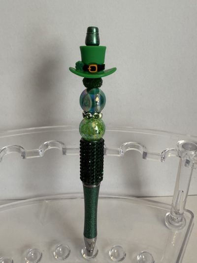Ink Pen - Green Bling St. Patrick's Day