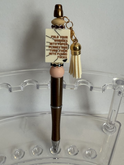 Ink Pen - Brown Flying F*cks Tassel