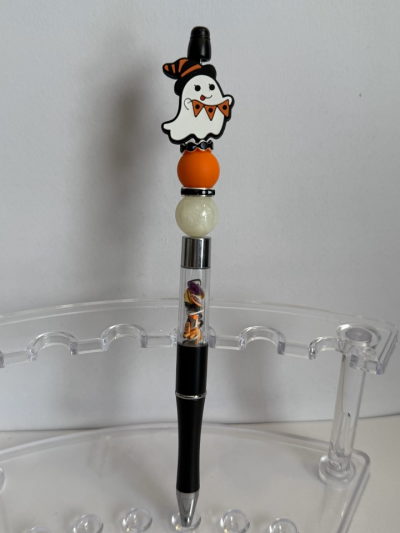 Ink Pen - Beaded Glitter Filled Shaker