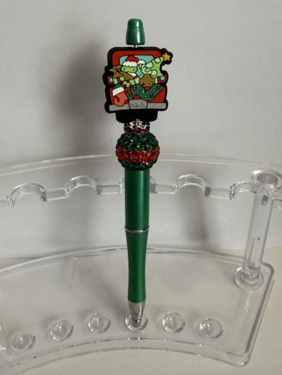 Ink Pen - Green Monster Christmas Truck