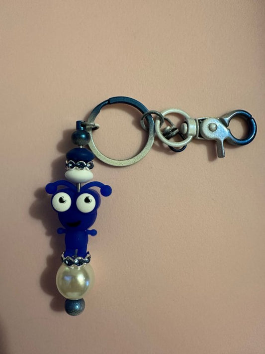 Keychain - Blue Cricket