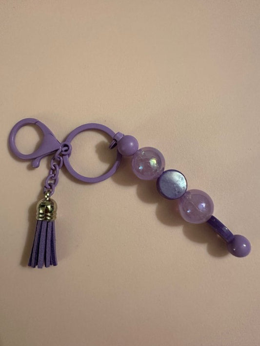 Keychain - Purple Tassel