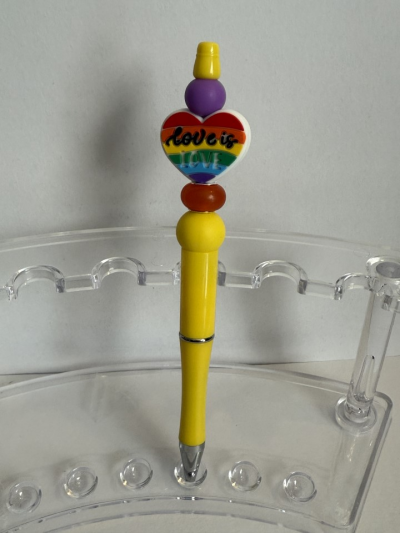 Ink Pen Love Is Love - Yellow