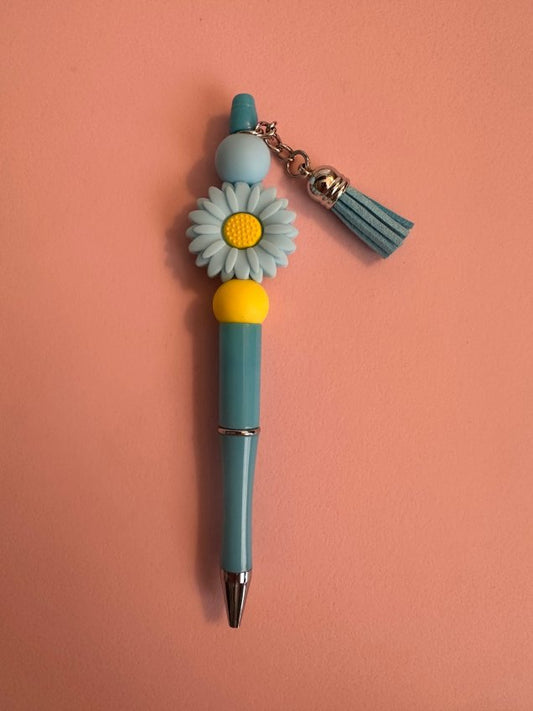 Ink Pen - Flower with Tassel