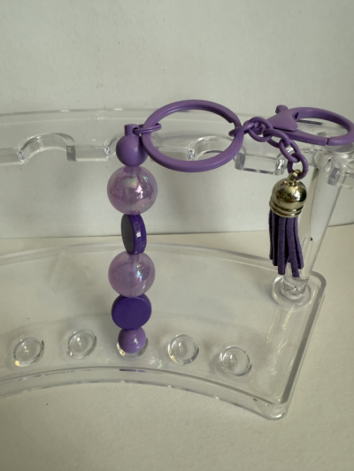 Keychain - Purple Tassel