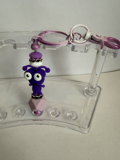 Keychain - Purple Cricket
