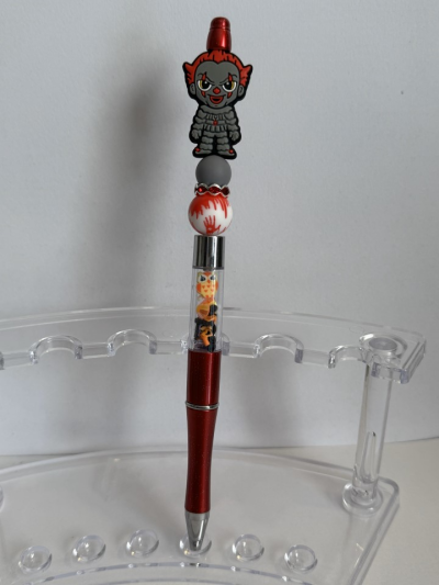 Ink Pen - Beaded Glitter Filled Shaker
