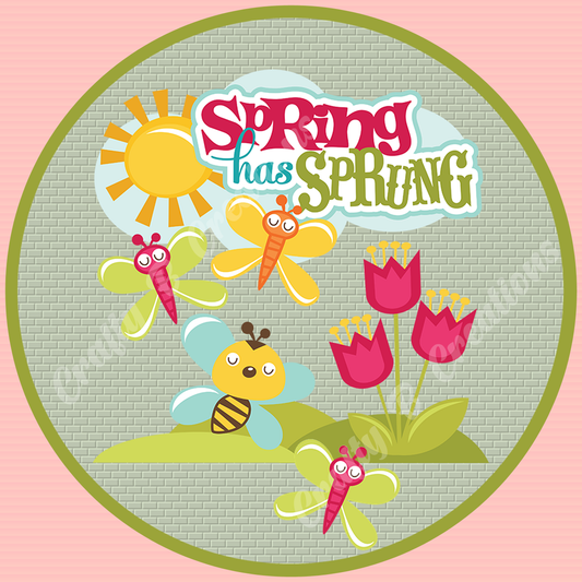 Spring Has Sprung - PNG FILE DIGITAL DOWNLOAD