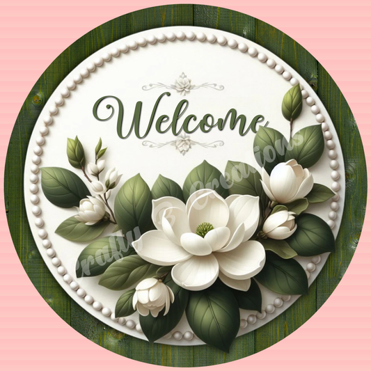 10" Welcome Sign