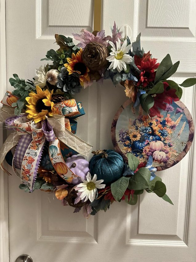 Wreath- Grapevine Fall Floral