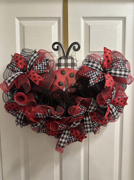 Wreath- Ladybug