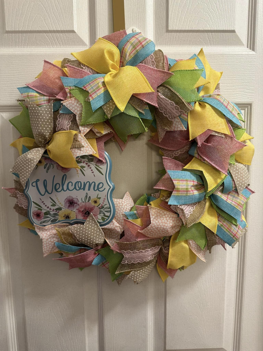 Wreath- Spring Ribbon