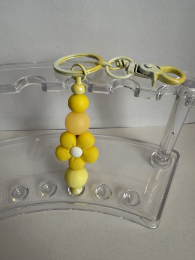 Keychain - Yellow Flower